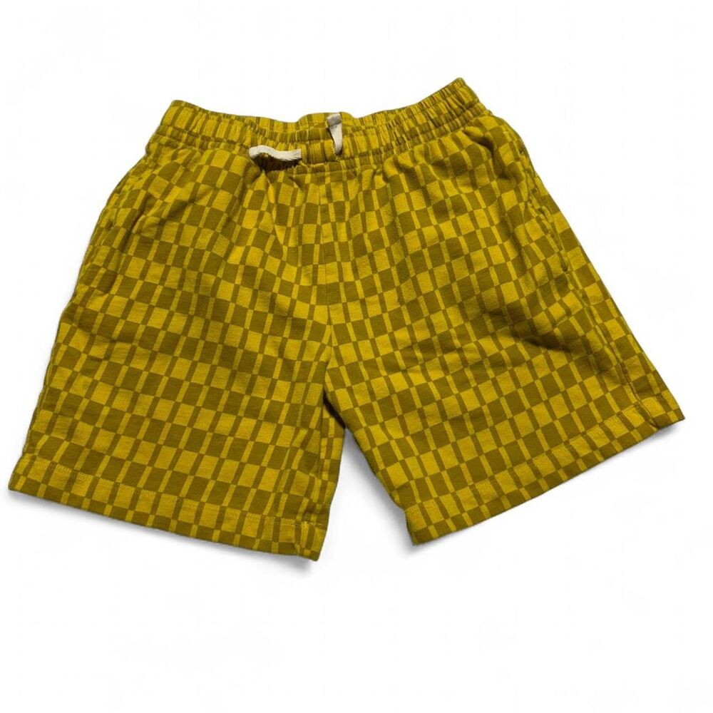 Hanna Andersson Yellow Checkerboard Shorts Size US 10 / 140cm Play Condition